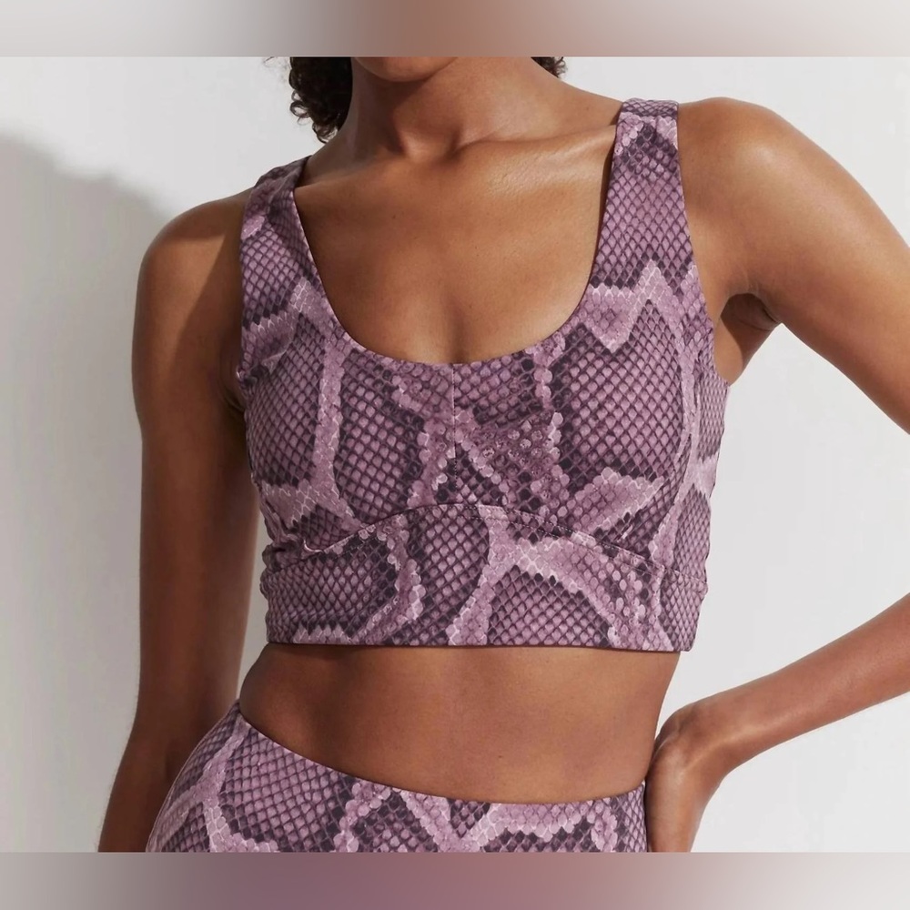 Varley. Let’s Go Elise Sports. Mesa Rose Snake. Size Medium.